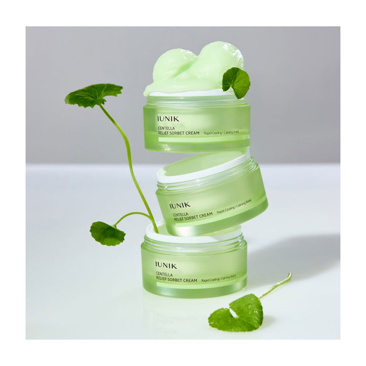 IUNIK Centella Relief Sorbet Cream - Peaches&Creme Shop Korean Skincare Malta