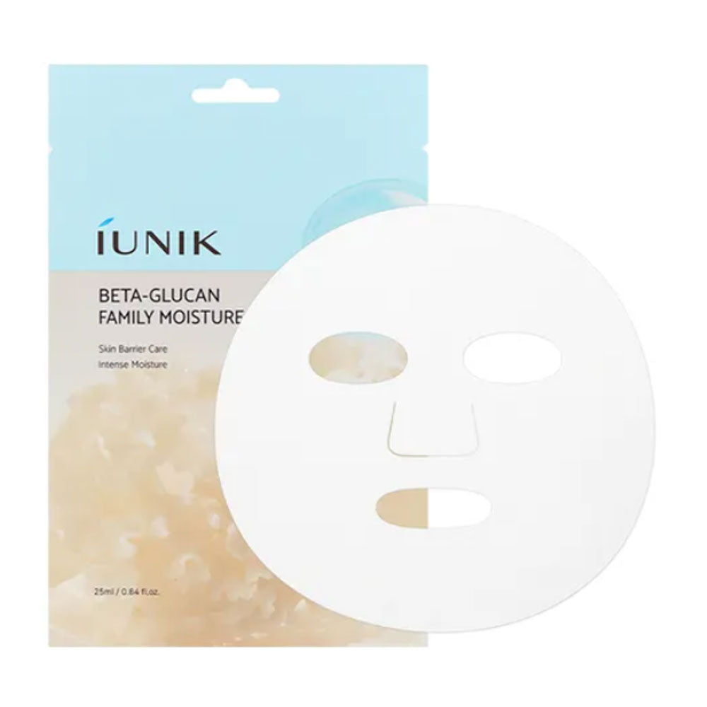 iUNIK Beta-Glucan Family Moisture Mask - Peaches&Creme Shop Korean Skincare Malta