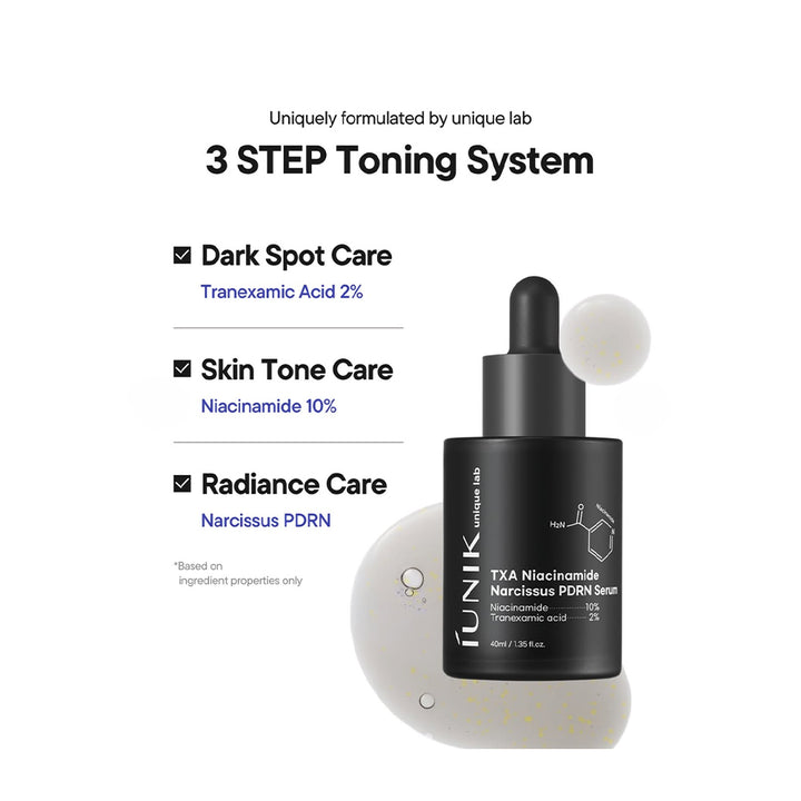 A skincare bottle labeled &