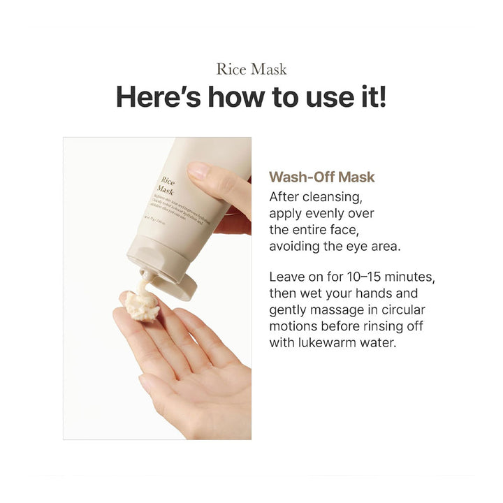 I'm FROM Rice Mask - Peaches&Creme Shop Korean Skincare Malta