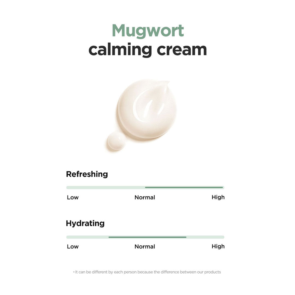 ISNTREE Mugwort Calming Cream - Peaches&Creme Shop Korean Skincare Malta