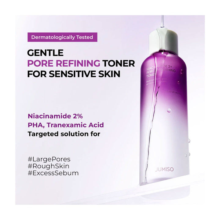 JUMISO Niacinamide 2+ Pore Smoothing Toner - Peaches&Creme Shop Korean Skincare Malta