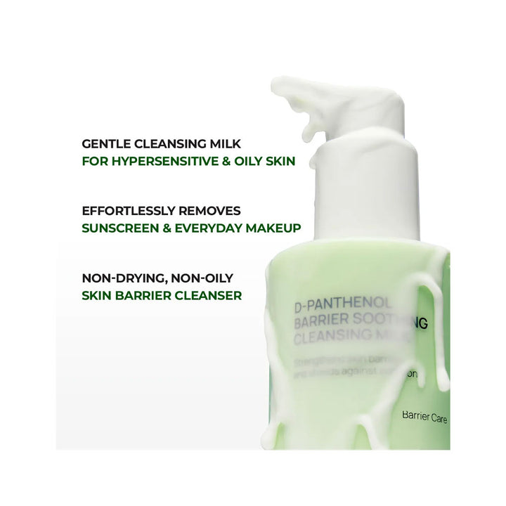 JUMISO D-Panthenol Barrier Soothing Cleansing Milk - Peaches&Creme Shop Korean Skincare Malta