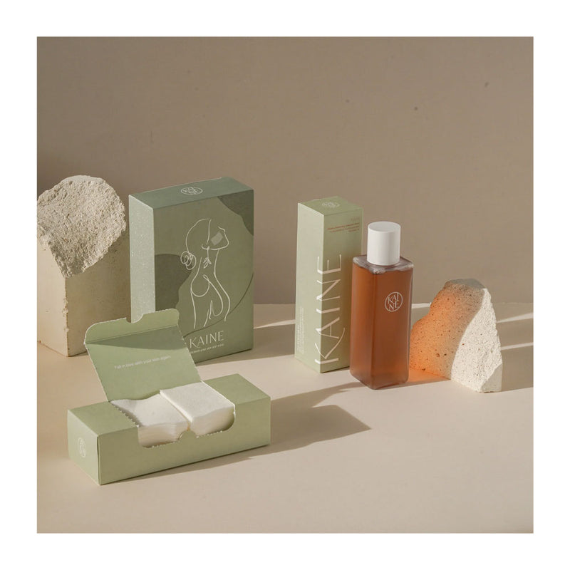 KAINE Kombu Balancing Ampoule Toner Face Pack Set - Peaches&Creme Shop Korean Skincare Malta