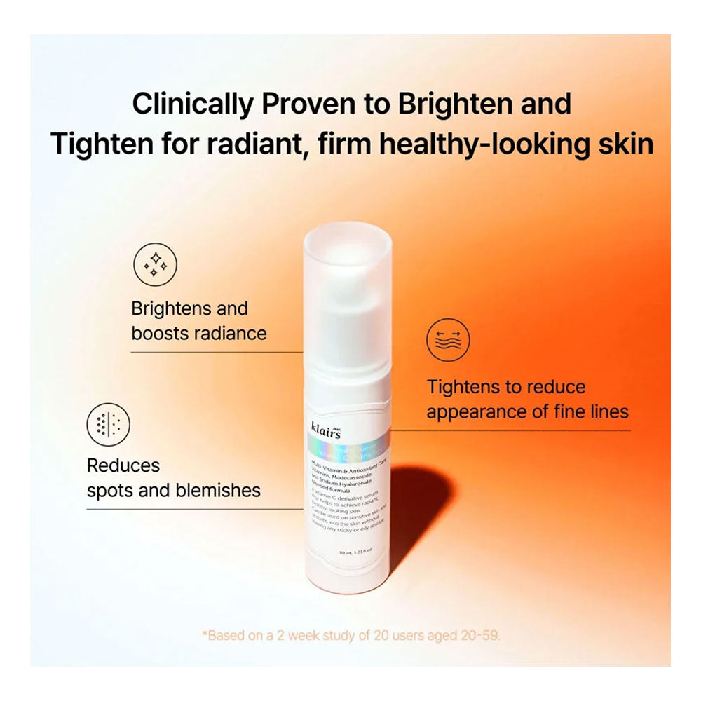 KLAIRS Freshly Juiced Vitamin Charging Serum - Peaches&Creme Shop Korean Skincare Malta