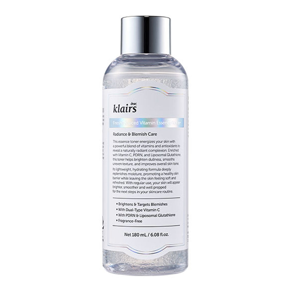 KLAIRS Freshly Juiced Vitamin Essence Toner - Peaches&Creme Shop Korean Skincare Malta