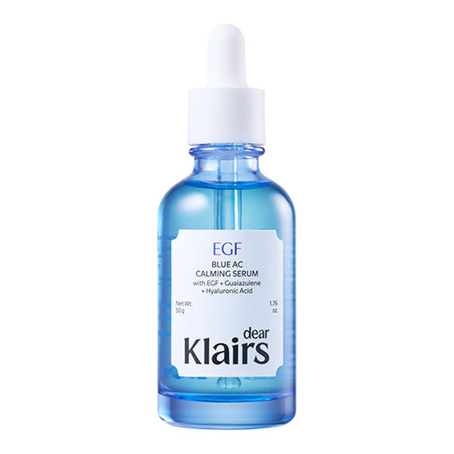 DEAR, KLAIRS EGF Blue AC Calming Serum - Peaches&Creme Shop Korean Skincare Malta