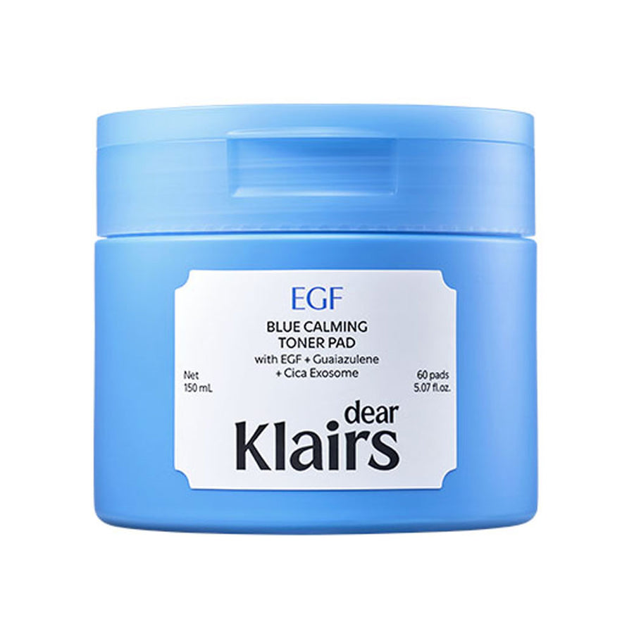 KLAIRS EGF Blue Calming Toner Pad -  Peaches&Creme Shop Korean Skincare Malta