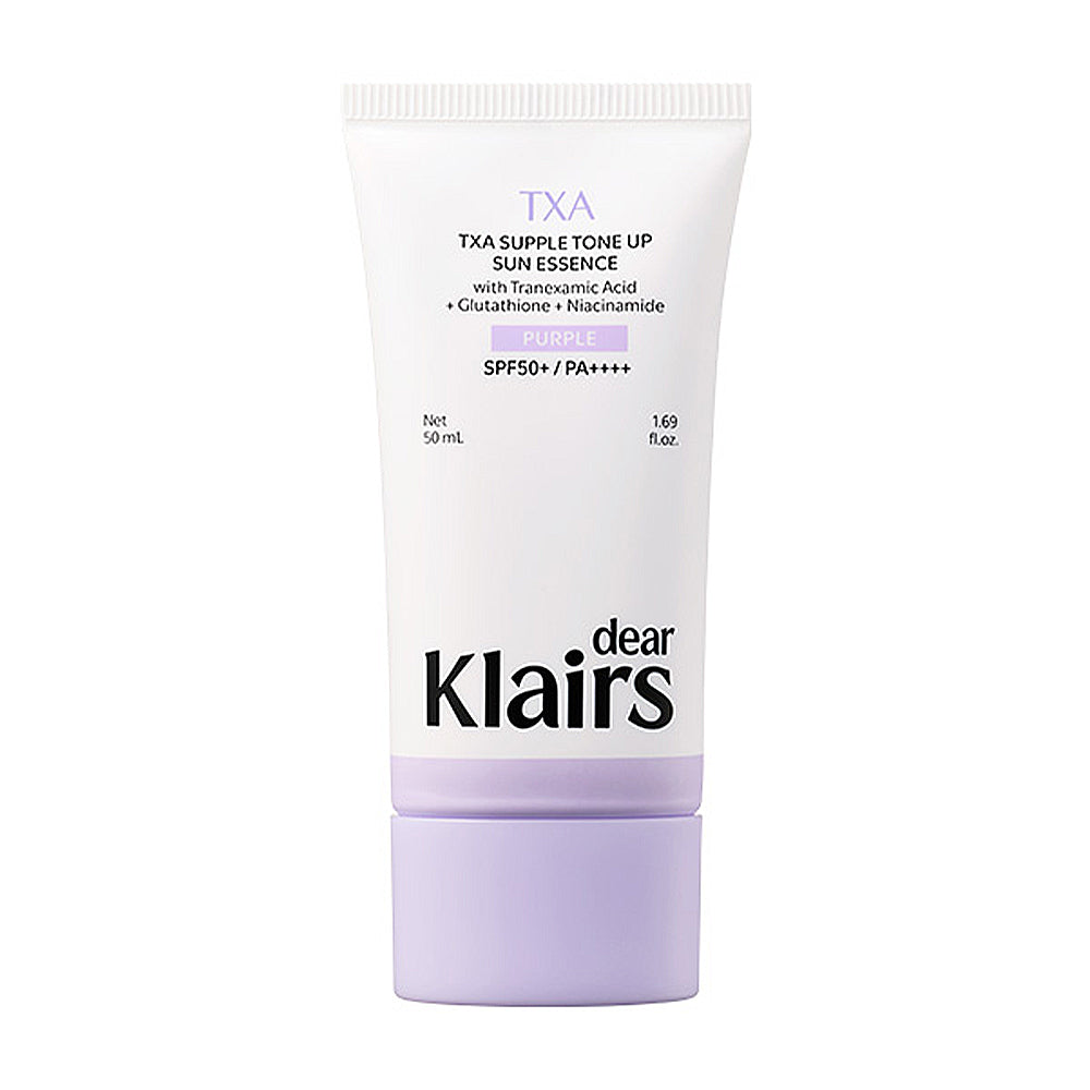 Klairs sunscreen tube on a white background