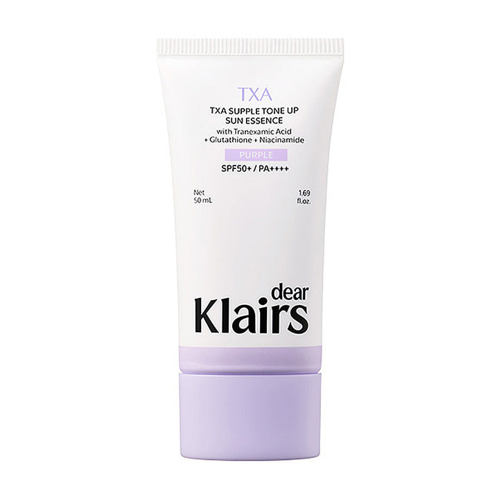 Klairs sunscreen tube on a white background