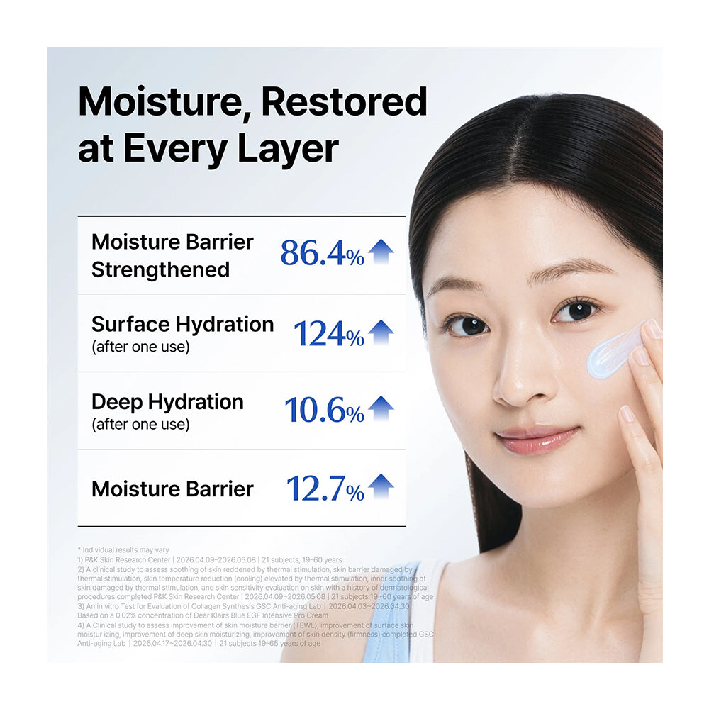 Promotional skincare graphic with the headline &