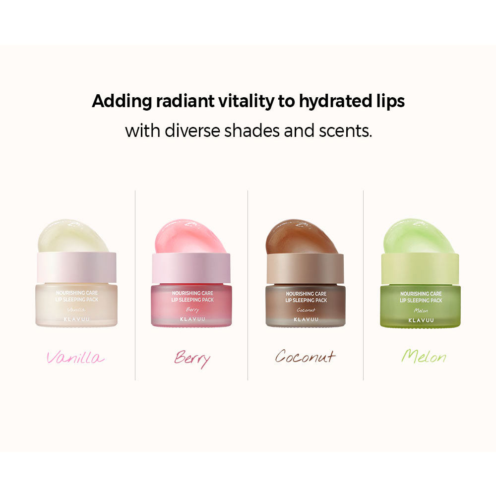 KLAVUU Nourishing Care Lip Sleeping Pack - Peaches&Creme Shop Korean Skincare Malta