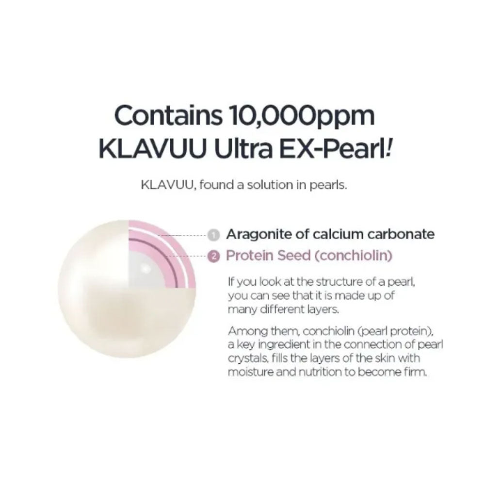 KLAVUU Rejuve Pearlsation Multi Pearl Peptide Eye Cream - Peaches&Creme Shop Korean Skincare Malta