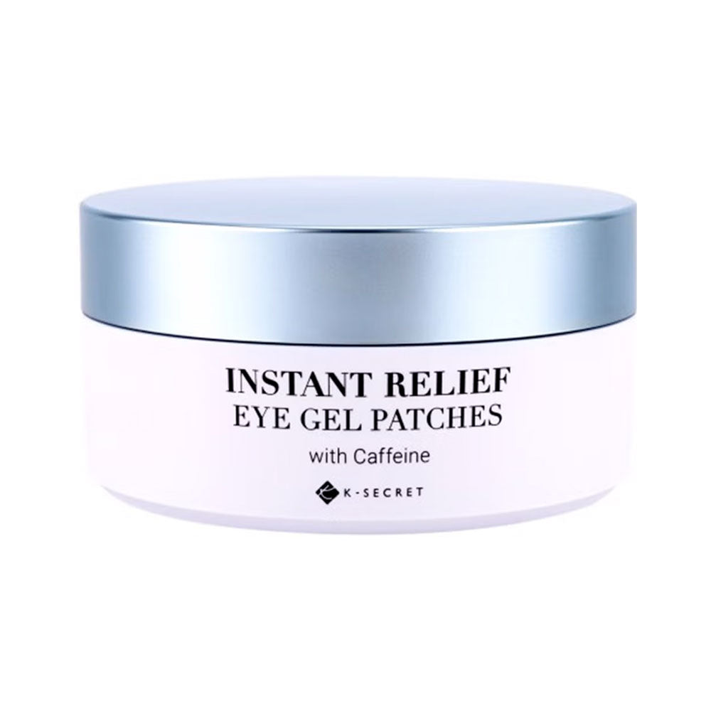 KSECRET Instant Relief Eye Gel Patches (CAFFEINE)- Peaches&Creme Shop Korean Skincare Malta