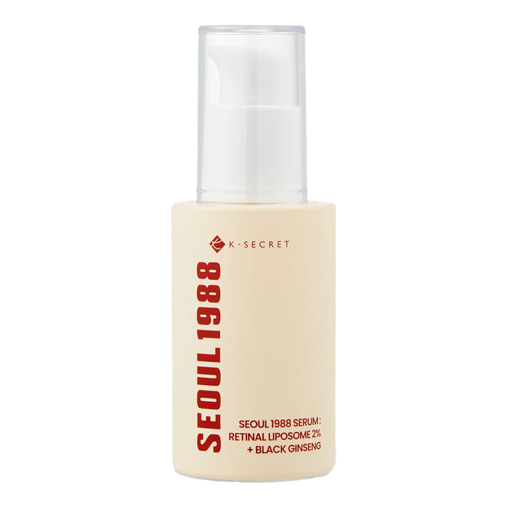 KSECRET SEOUL 1988 Serum : Retinal Liposome 2% + Black Ginseng - Peaches&Creme Shop Korean Skincare Malta