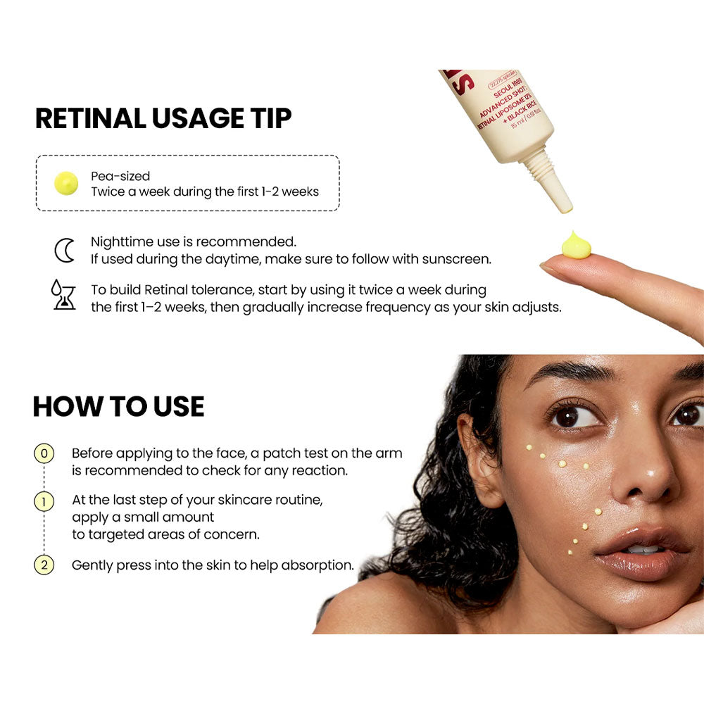 KSECRET SEOUL 1988 Advanced Shot: Retinal Liposome 12% + Black Rice