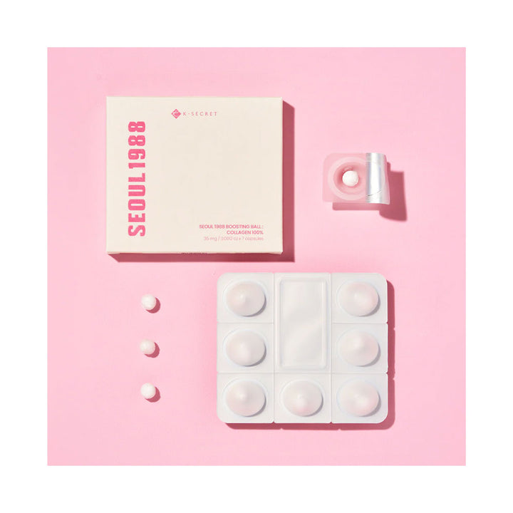 KSECRET Seoul 1988 Boosting Ball : Collagen 100% - Peaches&Creme Shop Korean Skincare Malta