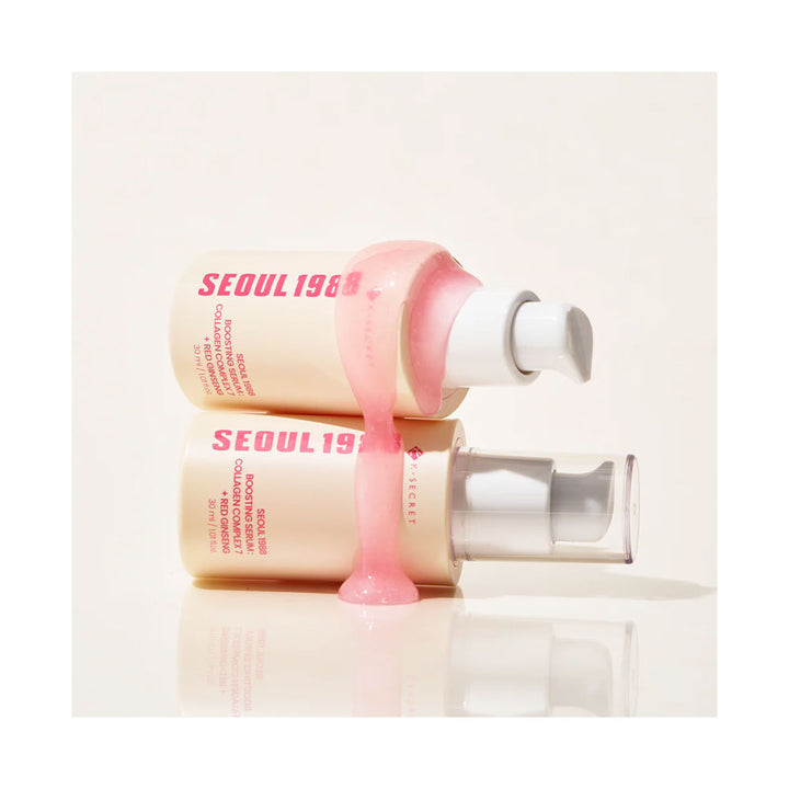 KSECRET Seoul 1988 Boosting Serum: Collagen Complex 7 + Red Ginseng -Peaches&Creme Shop Korean Skincare Malta