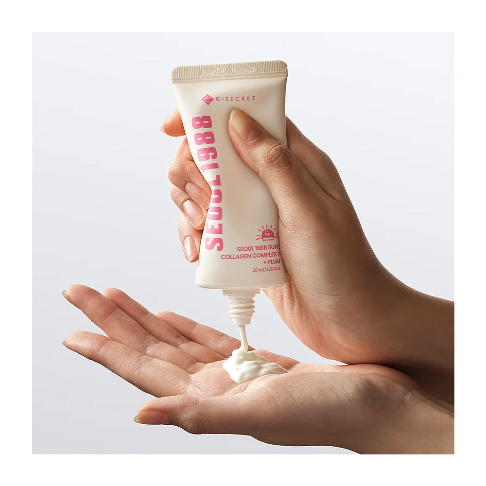 KSECRET Seoul 1988 Sun: Collagen Complex 7 + Plum - Peaches&Creme Shop Korean Skincare Malta