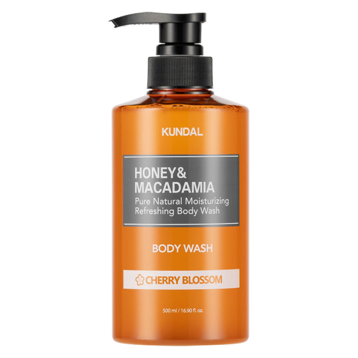 KUNDAL Honey & Macadamia Body Wash - Peaches&Creme Shop Korean Skincare Malta