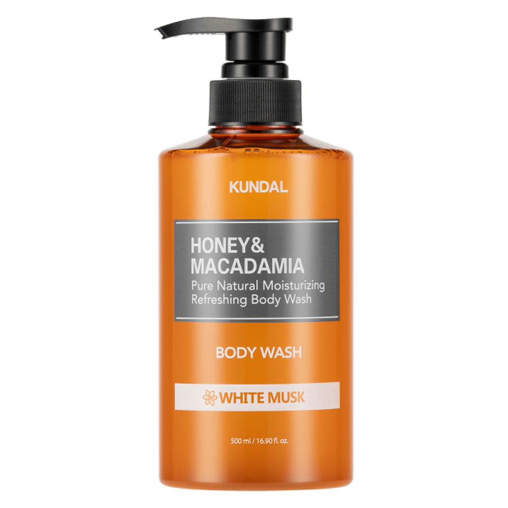 KUNDAL Honey & Macadamia Body Wash - Peaches&Creme Shop Korean Skincare Malta