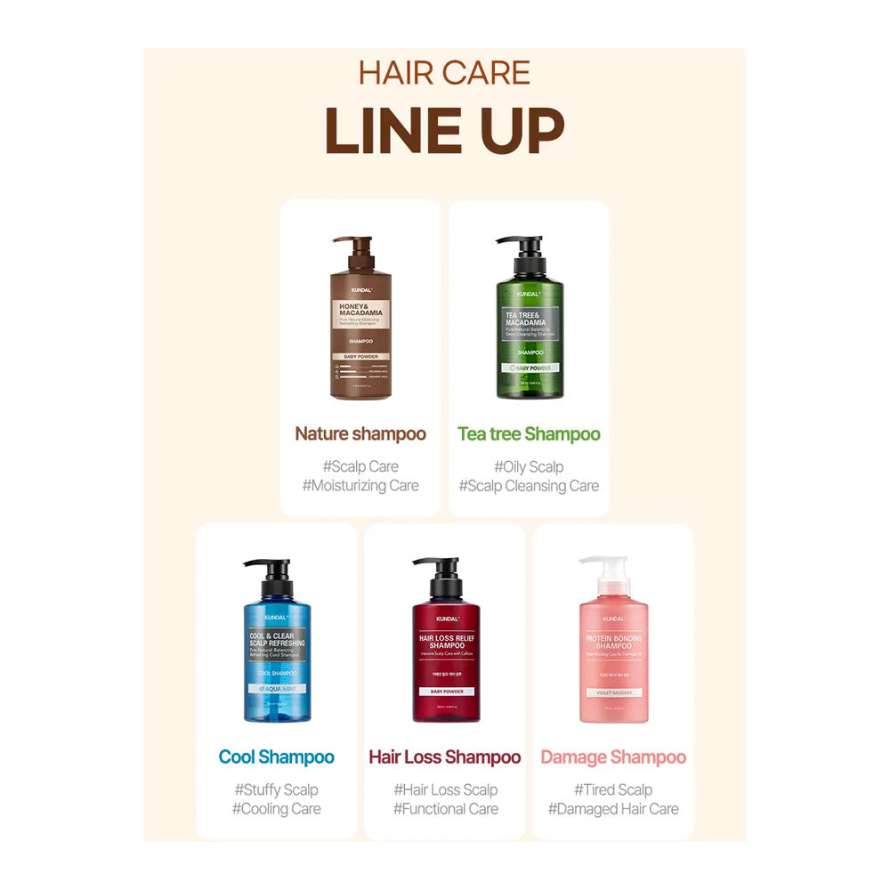 KUNDAL Honey & Macadamia Shampoo - Peaches&Creme Shop Korean Skincare Malta