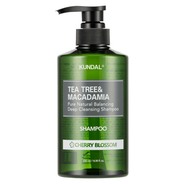 KUNDAL Tea Tree & Macadamia Deep Cleansing Shampoo - Peaches&Creme Shop Korean Skincare Malta