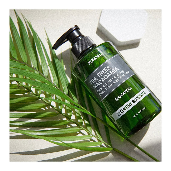 KUNDAL Tea Tree & Macadamia Deep Cleansing Shampoo - Peaches&Creme Shop Korean Skincare Malta