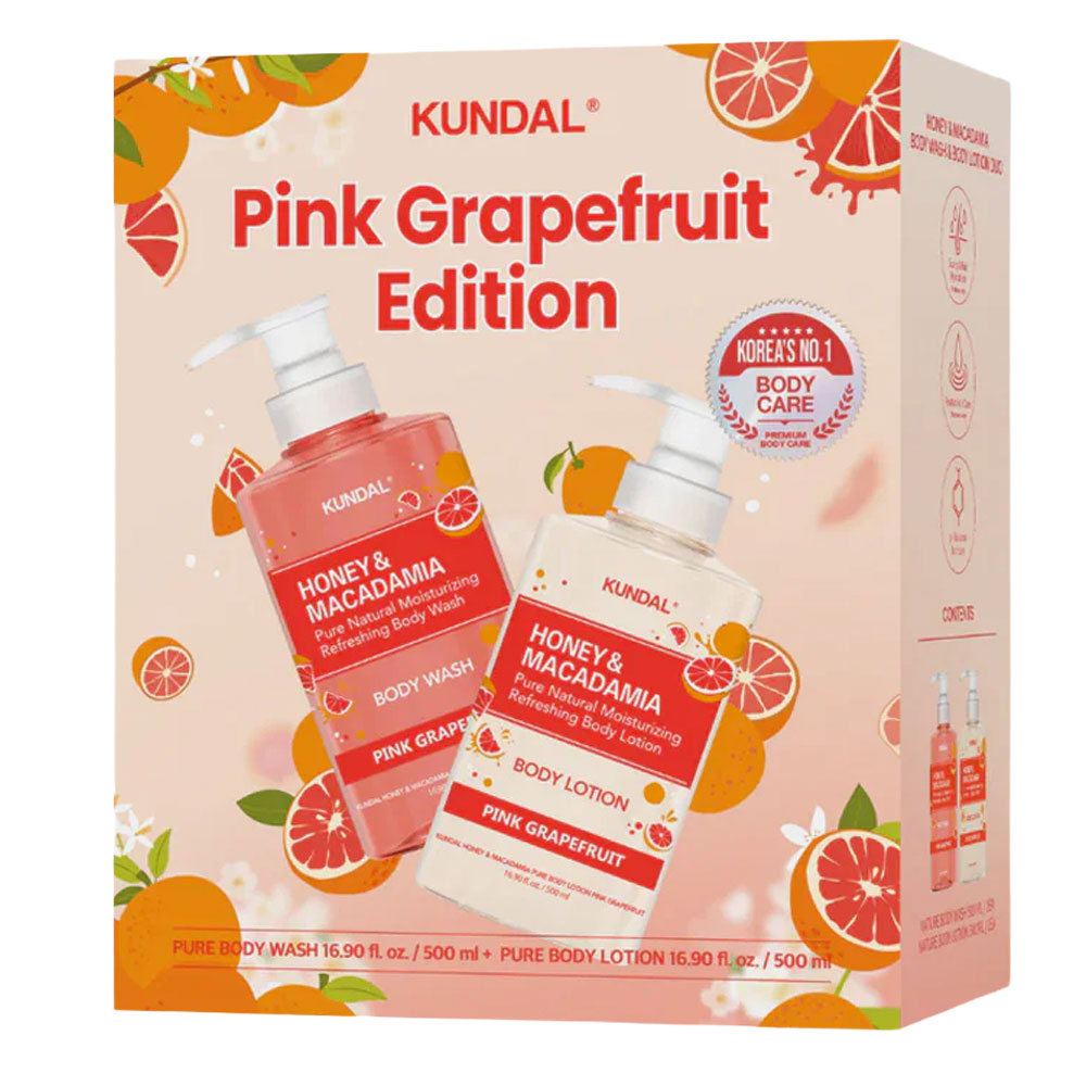 KUNDAL Pink Grapefruit Edition - Peaches&Creme Shop Korean Skincare Malta