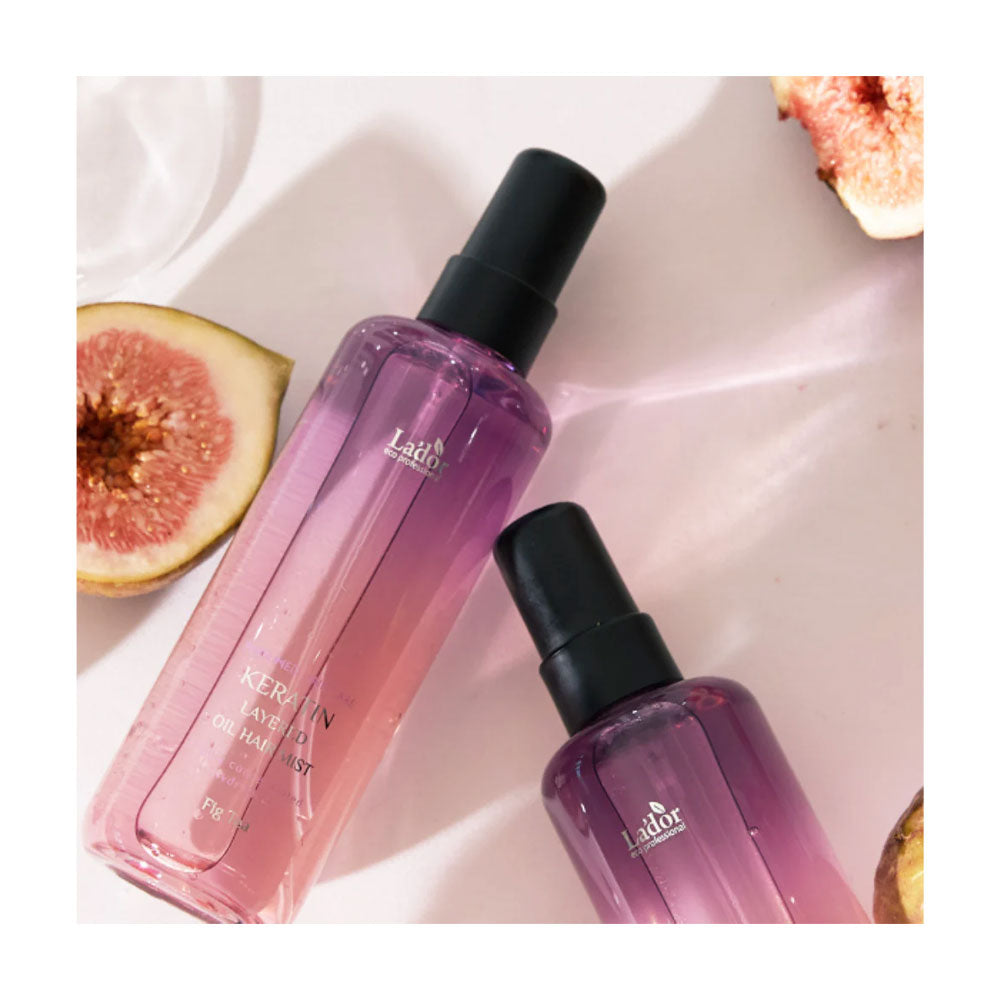 LADOR Keratin Layered Oil Mist FIG TEA - Peaches&Creme Shop Korean Skincare Malta
