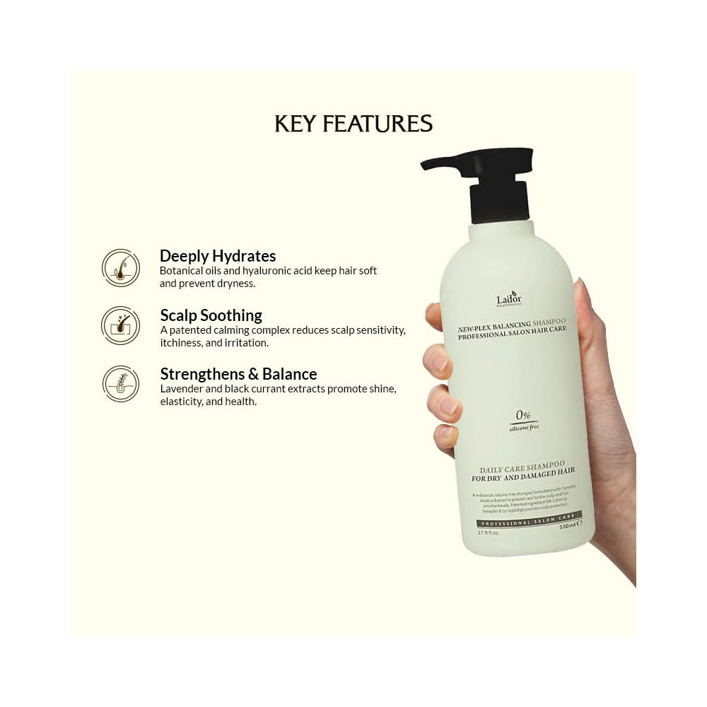 LADOR New-plex Balancing Shampoo - Peaches&Creme Shop Korean Skincare Malta