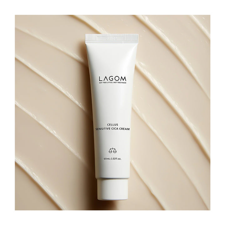 LAGOM Cellus Sensitive Cica Cream - Peaches&Creme Shop Korean Skincare Malta