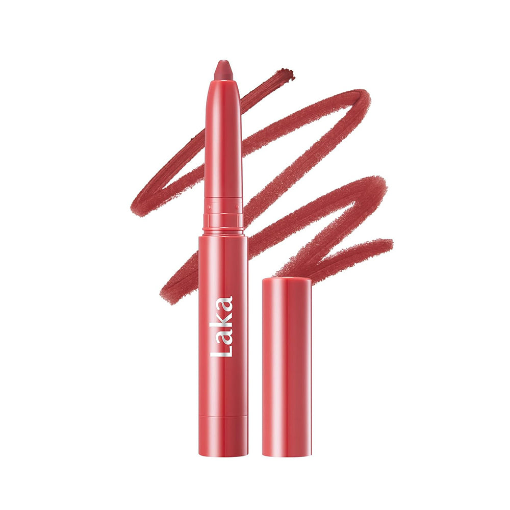 A red lip crayon with the brand name &
