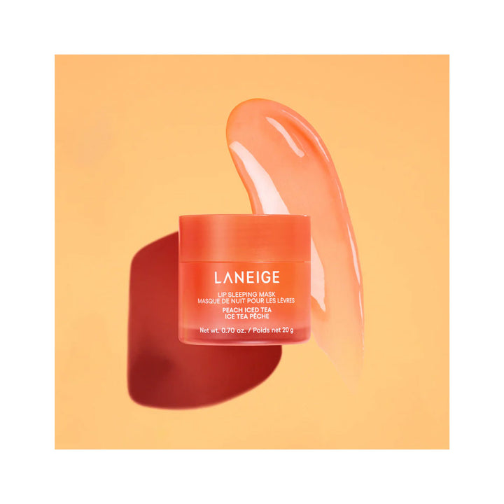 Laneige Lip Sleeping Mask PEACH ICED TEA - Peaches&Creme Shop Korean Skincare Malta