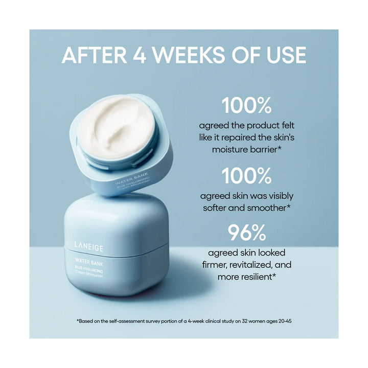 LANEIGE Water Bank Blue Hyaluronic Moisture Cream - Peaches&Creme Shop Korean Skincare Malta