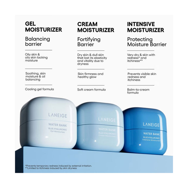 LANEIGE Water Bank Blue Hyaluronic Intensive Cream - Peaches&Creme Shop Korean Skincare Malta
