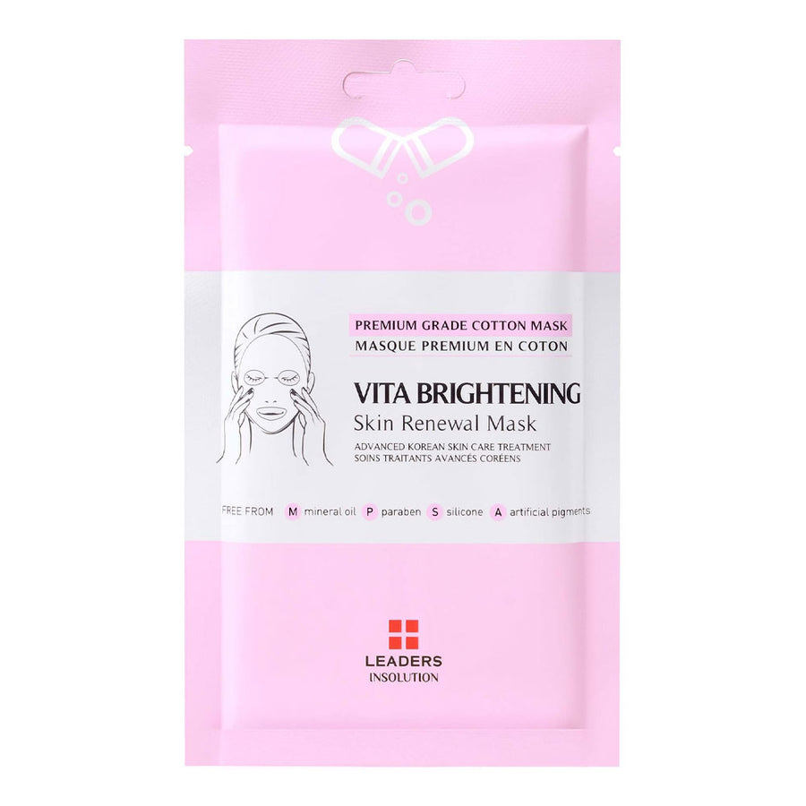 LEADERS Vita Brightening Skin Renewal Mask - Peaches&Creme Shop Korean Skincare Malta