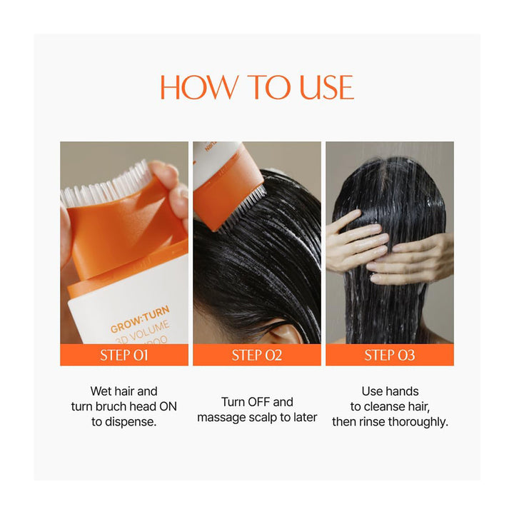 LILYEVE Grow:Turn 3D Volume Shampoo - Peaches&Creme Shop Korean Skincare Malta