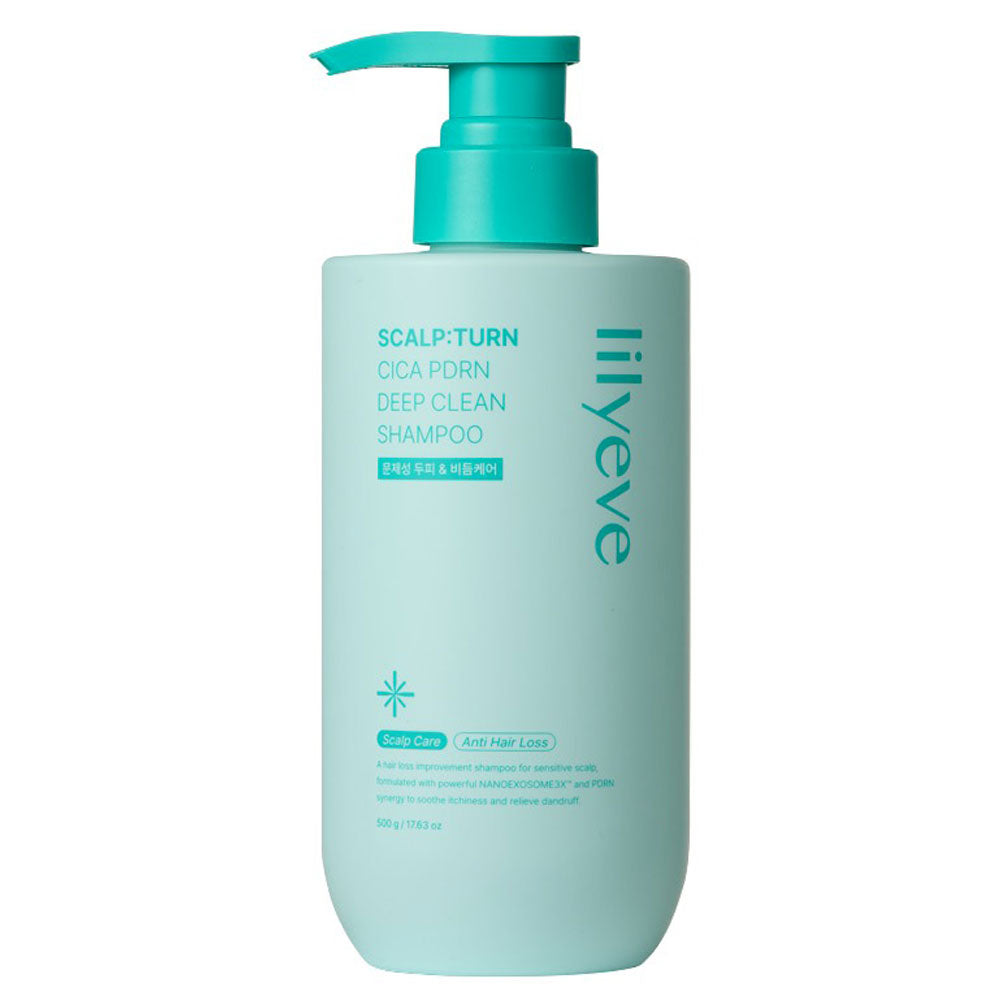 LILYEVE Scalp:Turn Cica PDRN Deep Clean Shampoo - Peaches&Creme Shop Korean Skincare Malta