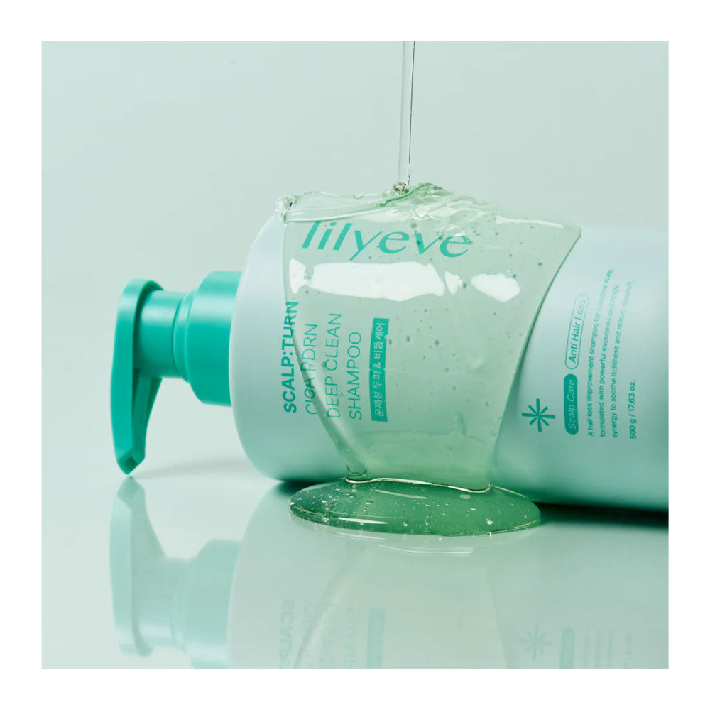LILYEVE Scalp:Turn Cica PDRN Deep Clean Shampoo - Peaches&Creme Shop Korean Skincare Malta