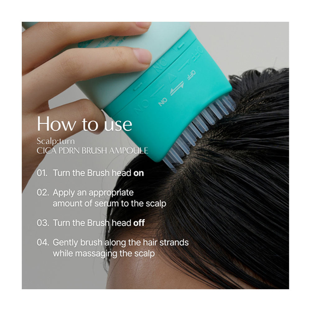 LILYEVE Scalp:Turn Cica PDRN Brush Ampoule - Peaches&Creme Shop Korean Skincare Malta