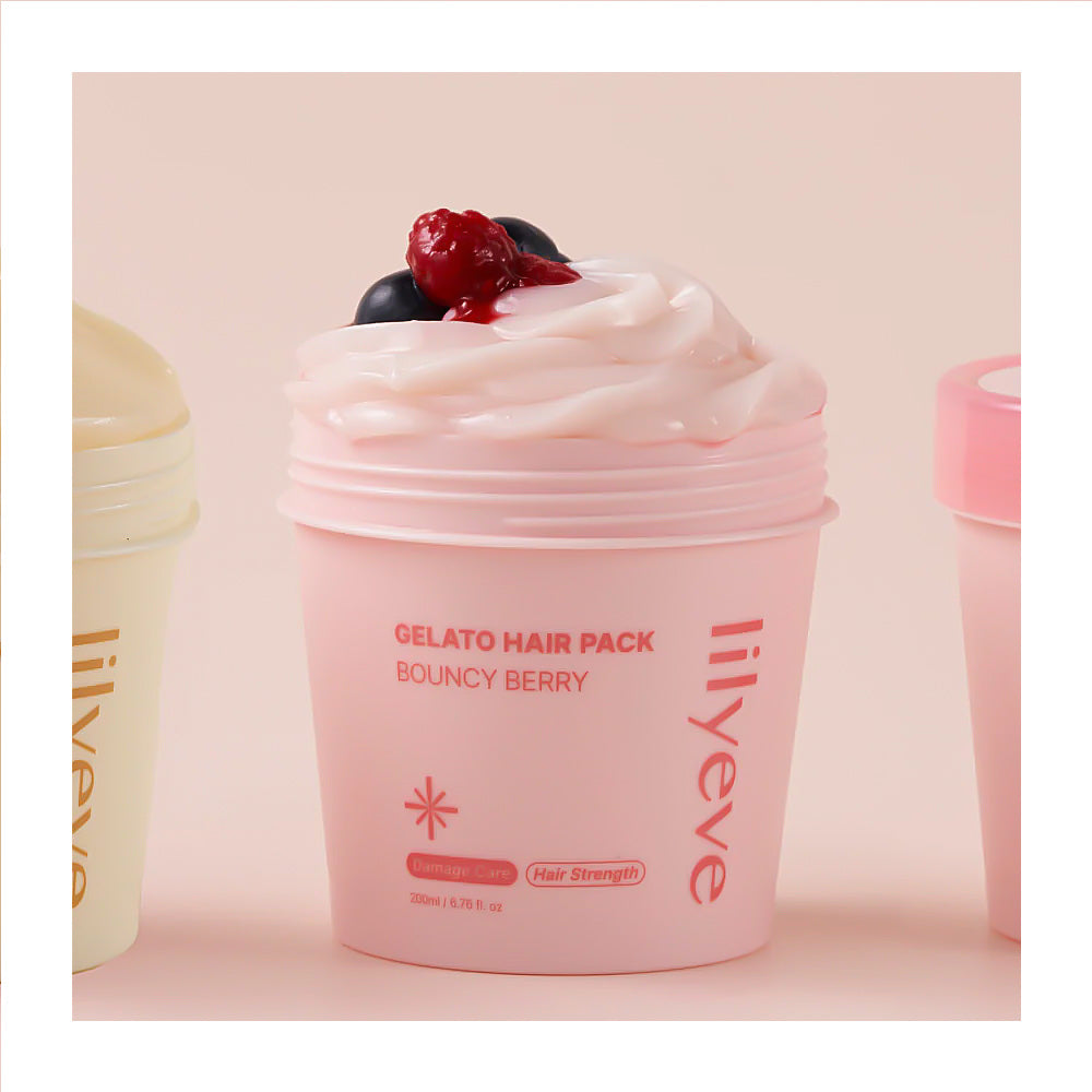 LILYEVE Gelato Hair Pack Bouncy Berry - Peaches&Creme Shop Korean Skincare Malta