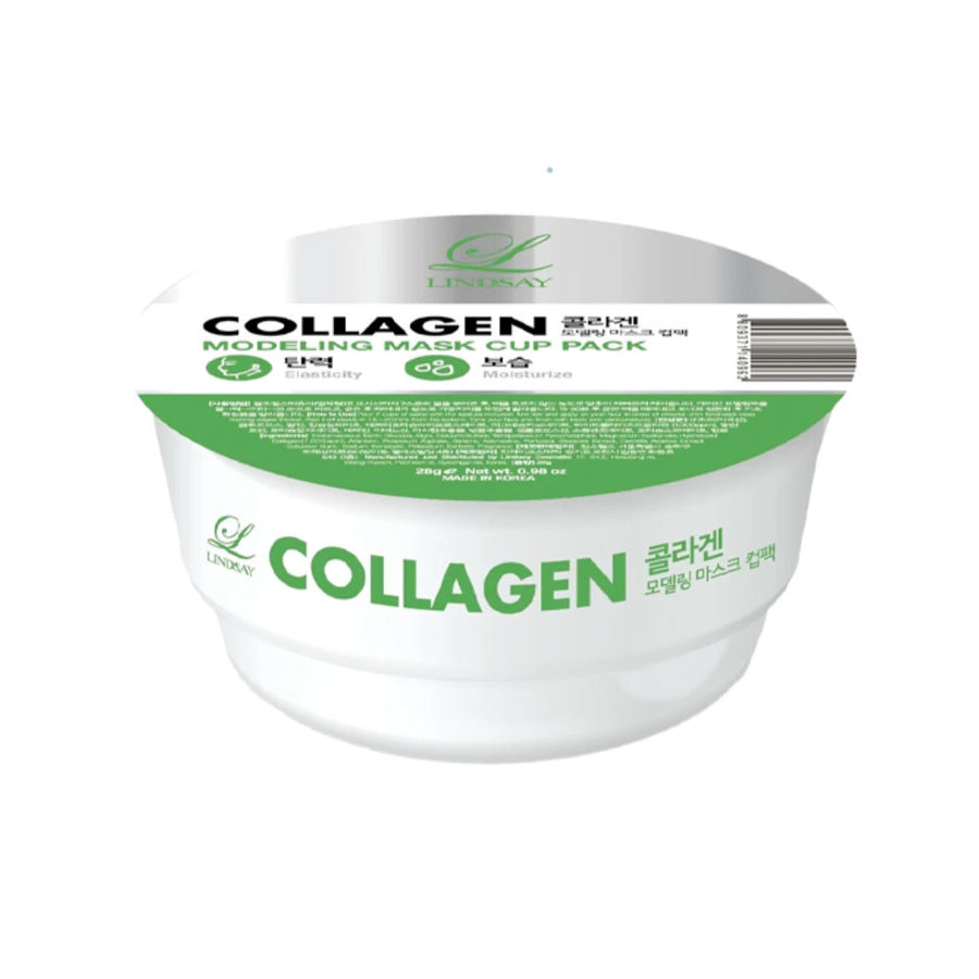 LINDSAY Modeling Mask Cup Pack Collagen - Peaches&Creme Shop Korean Skincare Malta