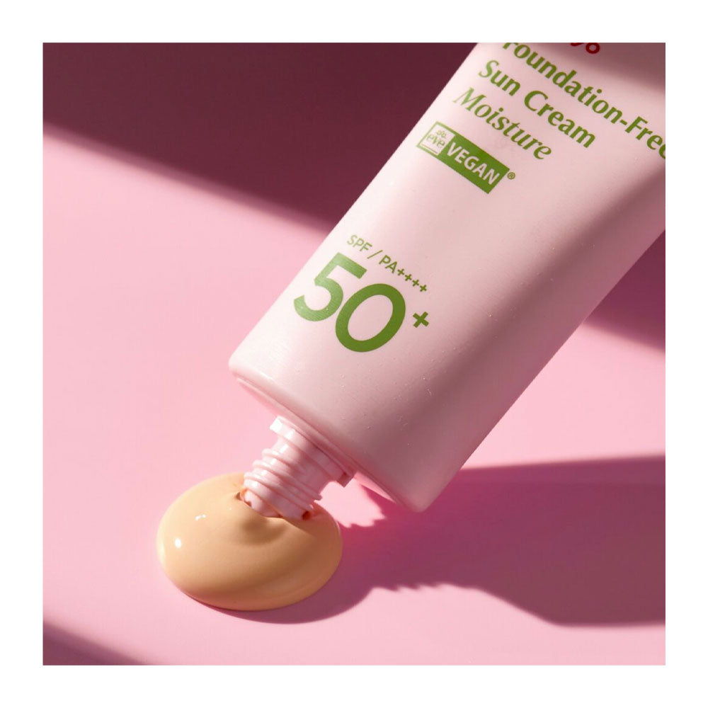 MANYO Foundation-Free Sun Cream Moisture - Peaches&Creme Shop Korean Skincare Malta
