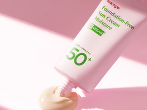 Ma:nyo Foundation-Free Sun Cream Moisture - Peaches&Creme Shop Korean Skincare Malta