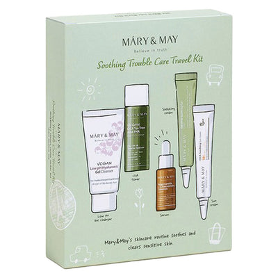 MARY & MAY Soothing Trouble Care Travel Kit - Peaches&Creme Shop Korean Skincare Malta