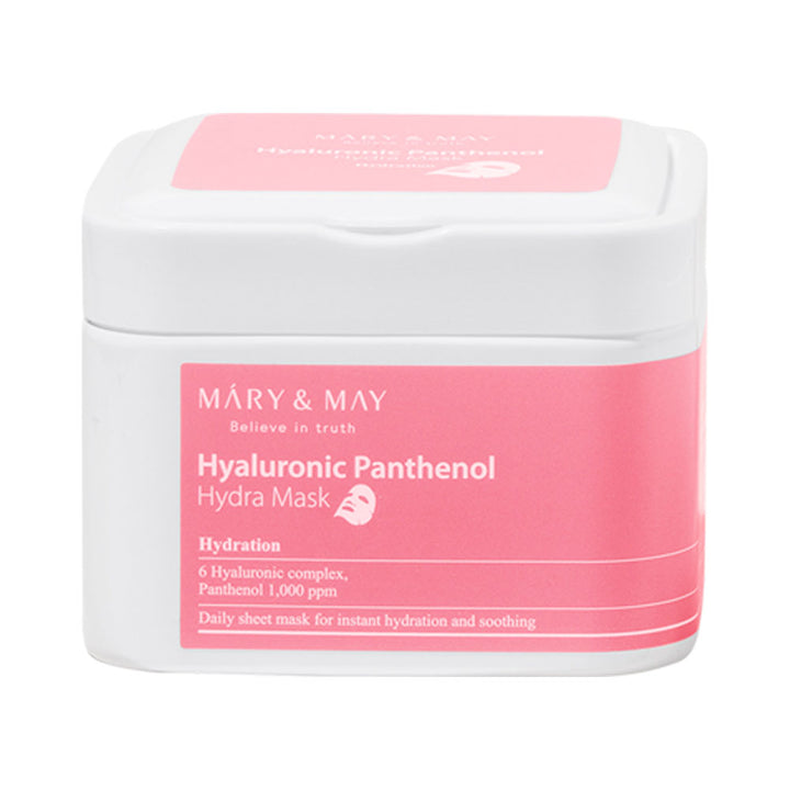 MARY & MAY Hyaluronic Panthenol Hydra Mask - Peaches&Creme Shop Korean Skincare Malta