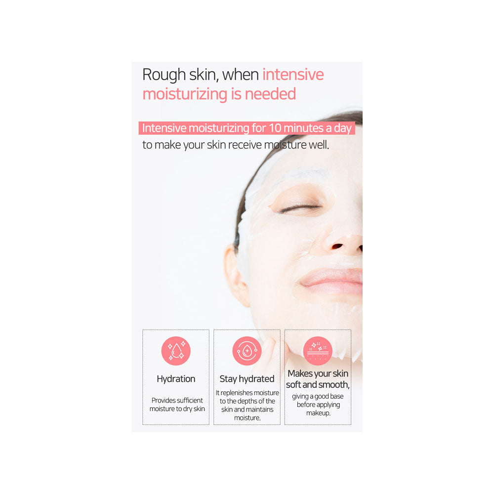 MARY & MAY Hyaluronic Panthenol Hydra Mask - Peaches&Creme Shop Korean Skincare Malta