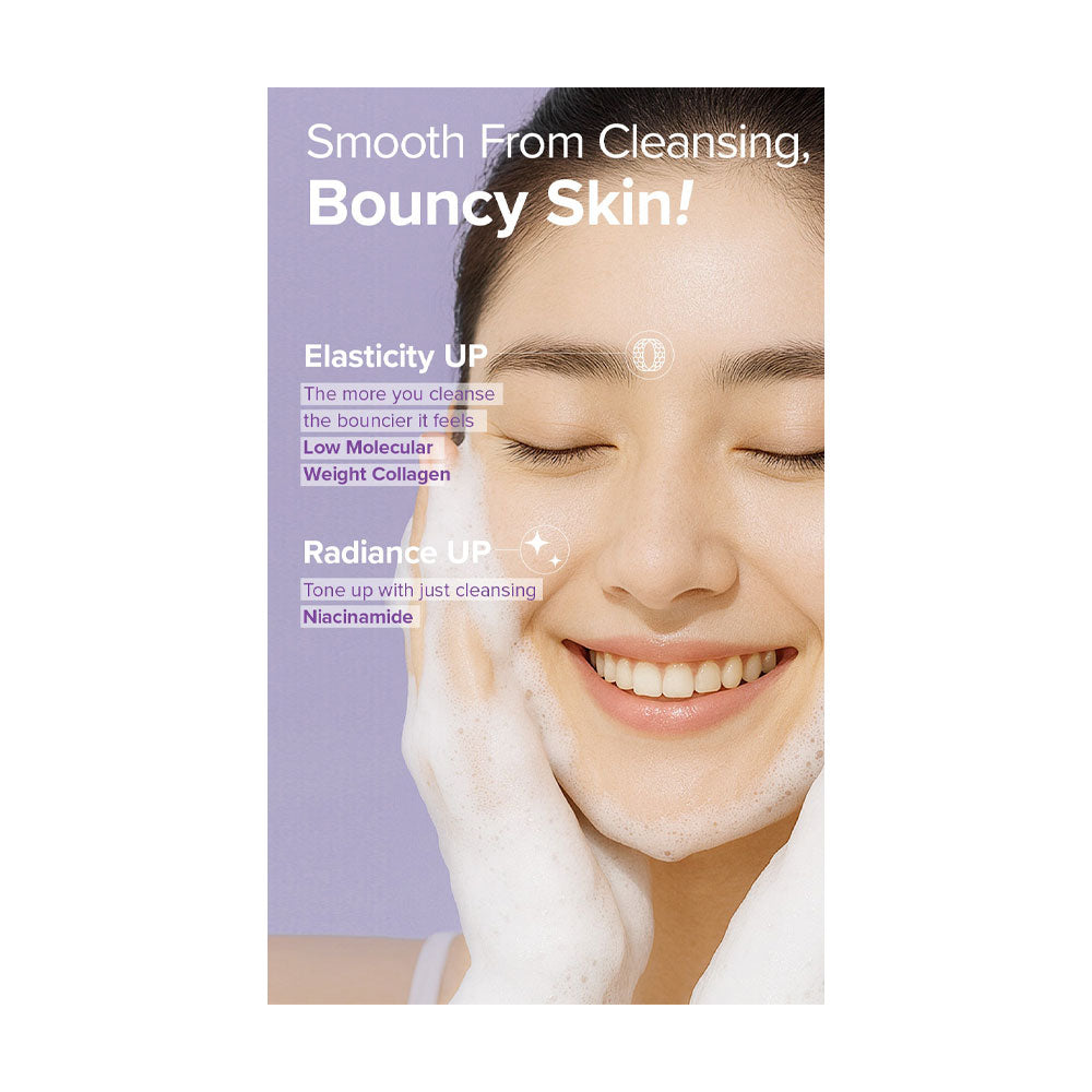 MARY & MAY White Collagen Cleansing Foam - Peaches&Creme Shop Korean Skincare Malta