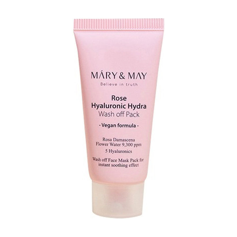 MARY&MAY Rose Hyaluronic Hydra Wash Off Pack- Peaches&Creme Shop Korean Skincare Malta